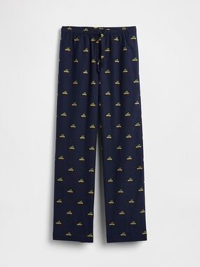 GAP Adult Softest Flannel PJ Pants, Size M | Taxi Cab UNISEX